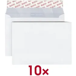 ELCO Briefumschläge Office C4 ohne Fenster 10 Stück weiß, 22.9x32.4 cm