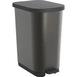Abfalleimer RIBO 35 l (LBH 40x28,50x51,30 cm) - grau - LBH 40x28,50x51,30 cm