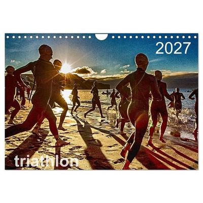 TRIATHLON 2027 (Wandkalender 2027 DIN A4 quer), CALVENDO Monatskalender
