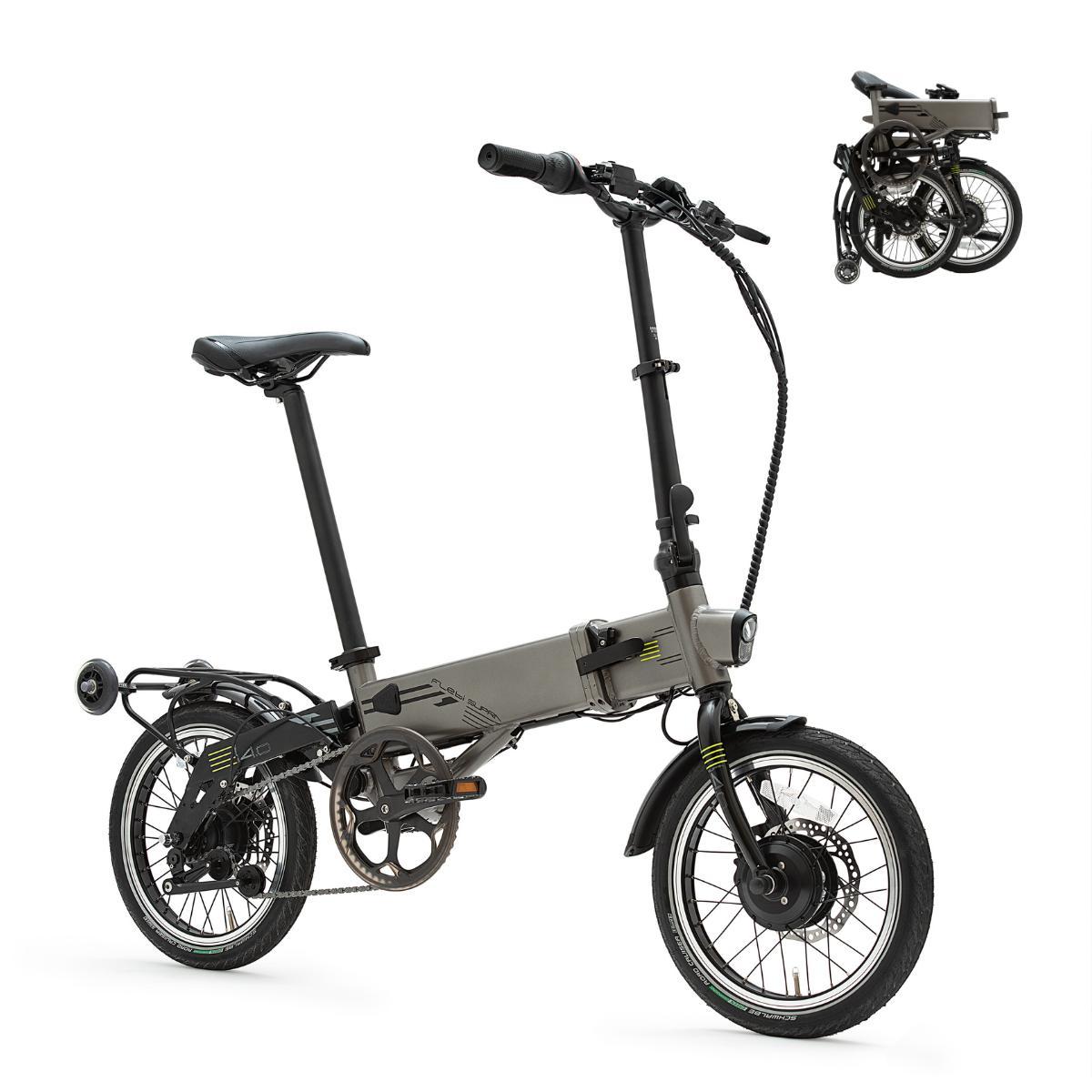 Faltbares E-Bike Supra 4.0+ Titanium Grey | 90 km | 14 Ah | 16"