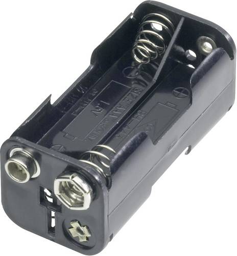 Goobay 11990 Batteriehalter 4x Micro (AAA) Druckknopfanschluss (L x B x H) 54.5 x 26 x 24.5mm