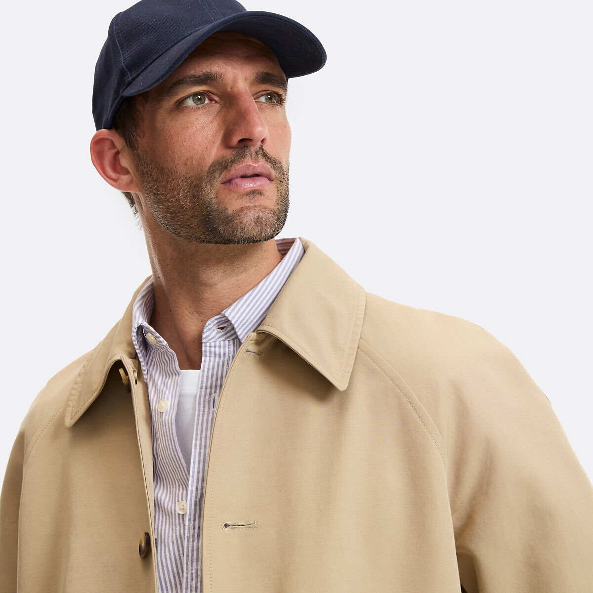LA REDOUTE COLLECTIONS Trench droit boutonné, Signature MATHIAS