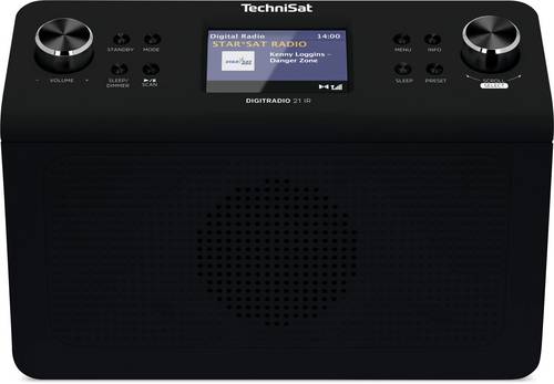 TechniSat DIGITRADIO 21 IR, schwarz Internet Unterbauradio DAB+, FM Schwarz