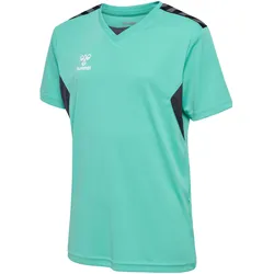 hummel, Unisex, Sportshirt, Authentic (164), Schwarz, Türkis