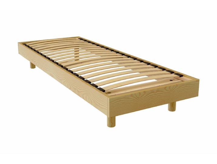 Sommier à lattes 70x190 bois Kit France 70x190 Miel