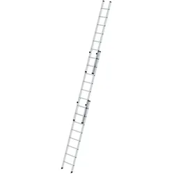 PROREGAL Sprossen-Schiebeleiter 3-teilig ohne Traverse 3x8 Sprossen