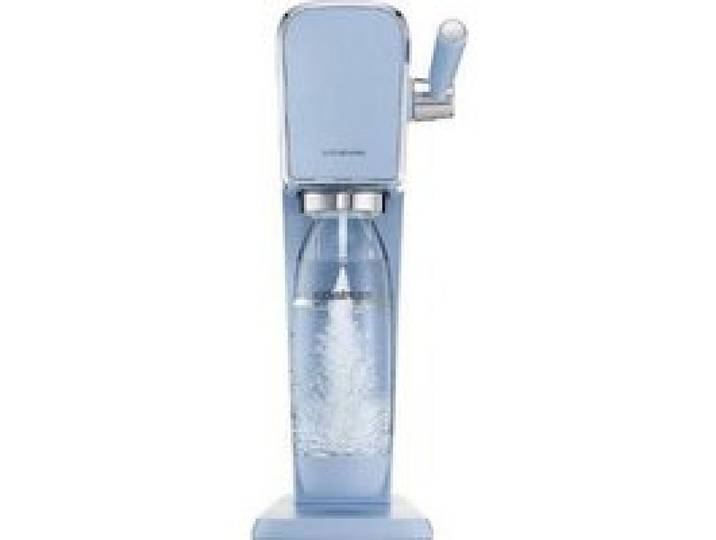Machine à soda - Sodastream - ART - Bleu Pastel - Gazéification de leau - 1L par bouteille