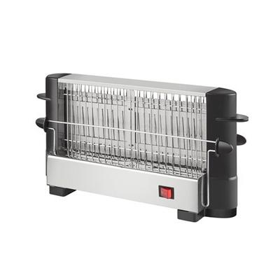 KUKEN Küken 30288 Vertikal-Toaster, 750 W, 2 Schlitze, Edelstahl, Schwarz