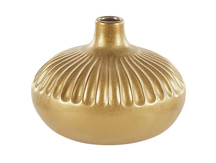 DEKOVASE Steinzeug gold Cercei