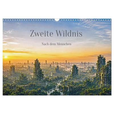 Zweite Wildnis - Nach dem Menschen (Wandkalender 2027 DIN A3 quer), CALVENDO Monatskalender