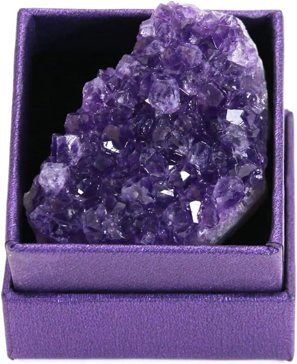 Natuurlijke Amethist Kristal Cluster - Paarse Geode voor Meditatie, Reiki en Decoratie