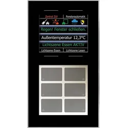 ISSENDORFF Glas-Tastenfeld sw 10Ta.6LED 2,8Disp LCN - GT10DB