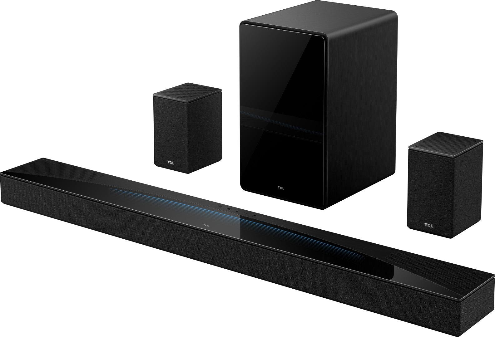TCL Q85H Pro|.4-Soundbar| Dolby Atmos & DTS X|| Kabelloser Subwoofer & - Subwoofer