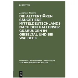 Weigelt:Die alttertiären Säugetiere Mit, Sachbücher von Johannes Weigelt