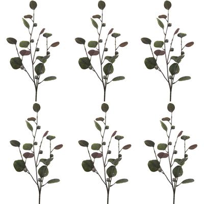 Kunstzweig CREATIV GREEN "Eukalypthuszweig", grün, B:20cm H:73cm, Kunststoff, Kunstpflanzen, Kunstzweig