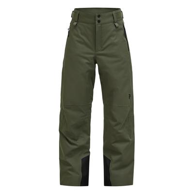 Skihose PEAK PERFORMANCE "Jr Maroon Hipe 2l Insulated Shell Pants", Damen, Gr. 170, Normalgrößen, pine needle, 100% Polyester, unifarben, normal, Hosen Skihose, wasserdicht
