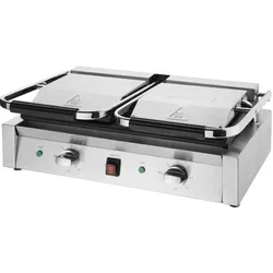 Buffalo Bistro doppelter Kontaktgrill glatt/glatt