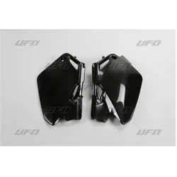 UFO, Motorrad Zubehör, UFO-Seitenverkleidungen hinten für Honda CR 85 (Baujahre 2003–2007), schwarz