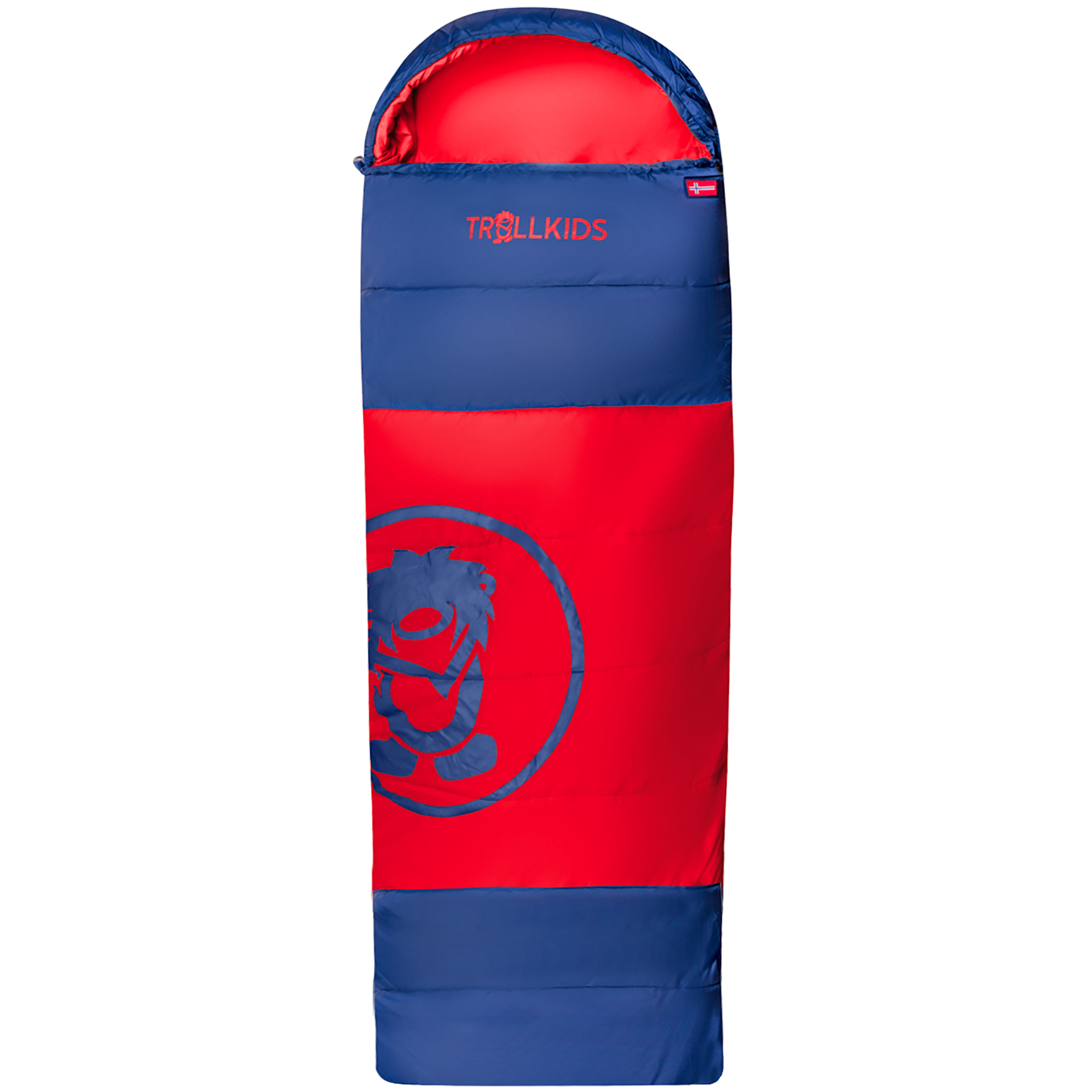 Trollkids Midnight Sun Dreamer Schlafsack Kinder Kunstfaserschlafsäcke blau Größe max. 170cm Camping
