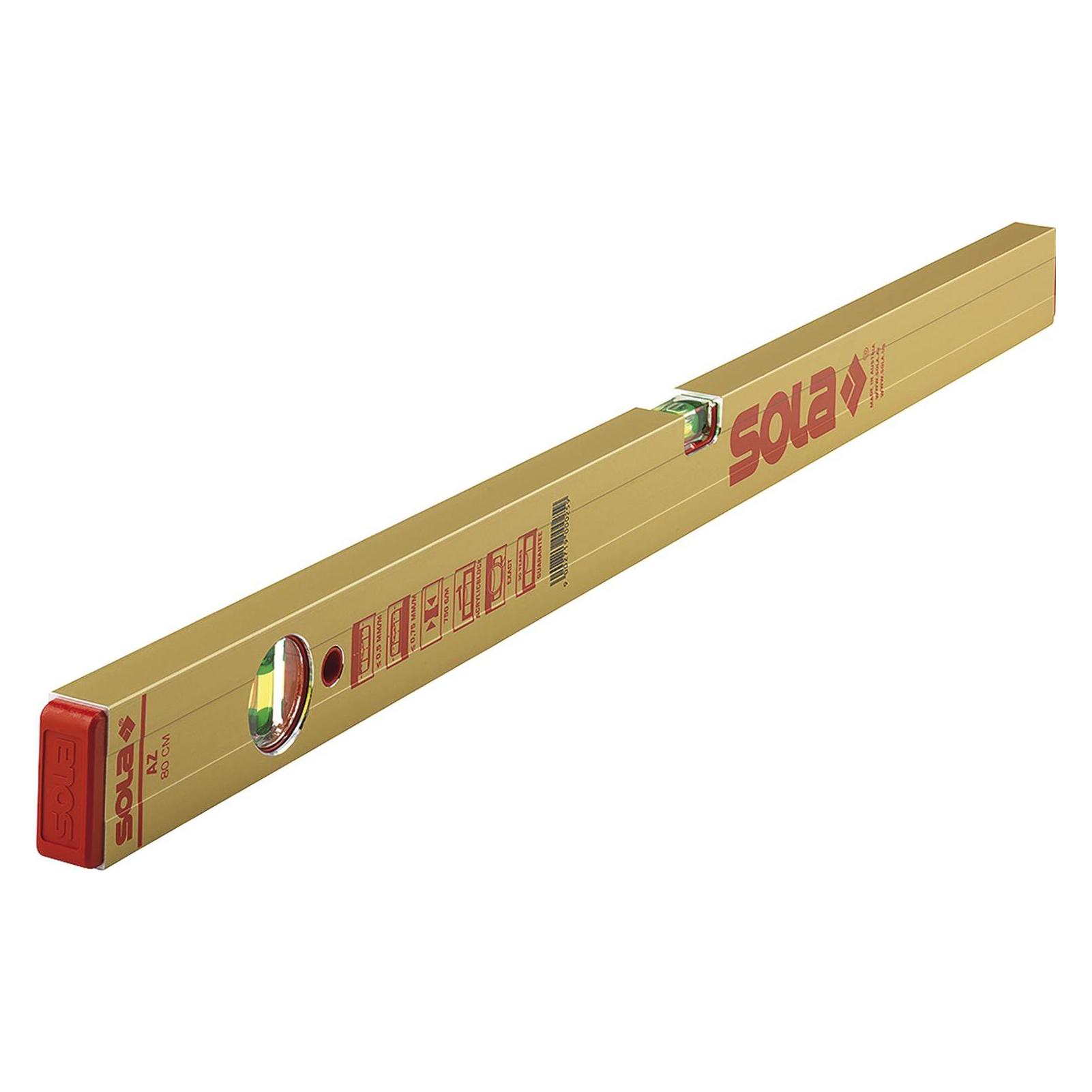 Sola Messwerkzeuge Wasserwaage AZ 120 cm Aluminium gold 0,5 mm/m (120 cm) (01161401)
