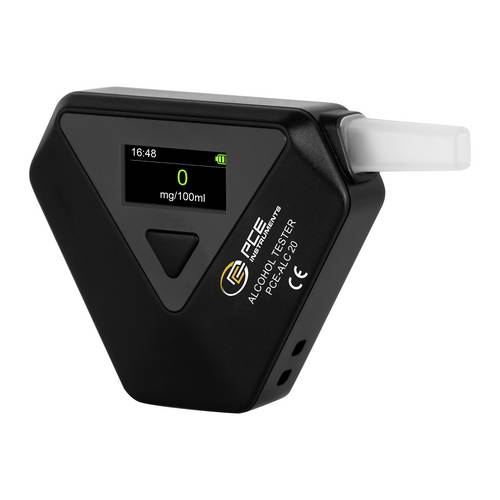 PCE Instruments Alkoholtester PCE-ALC 20 |Messbereich 0 ... 400 mg |Auflösung 1 mg |Ampelanzeige |mg/l, mg/100ml, uvm