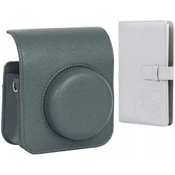 Loveinstant Futerał Etui Pokrowiec Do Fuji Fujifilm Instax Mini 41+ Album Na 96 Zdjęć / Szary, Kameratasche, Grau