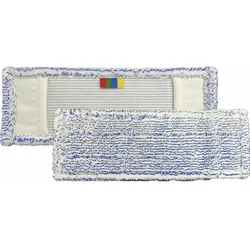 Wischmop Arcora Microfasermop Excellent blau-weiß 40 cm preiswerter Alleskönner unter den Wischbezügen