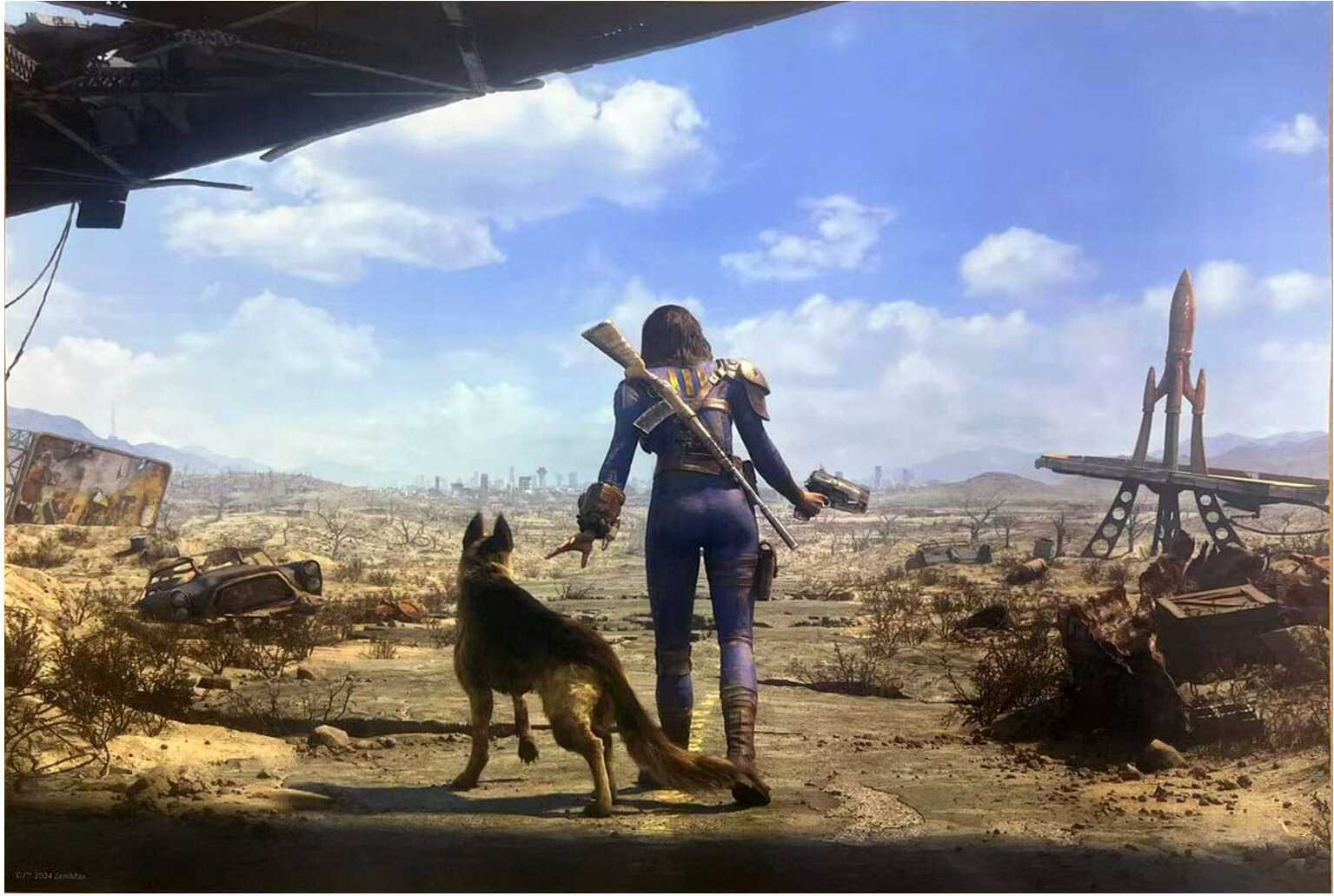 DEVplus Fallout 4 Kunstafdruk Buurtpatrouille 30 x 40 cm