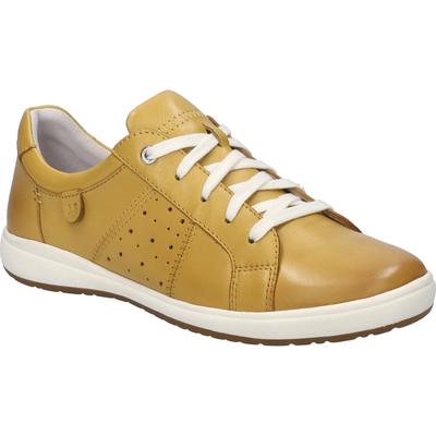 Sneaker JOSEF SEIBEL "Caren 01, mango", Damen, Gr. 37, orange (mango), Obermaterial: 100% Rindsleder Leather cow., Schuhe Sneaker