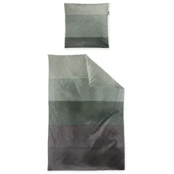 Irisette Biber-Bettwäsche Meran 155 x 220 cm Biber Grün