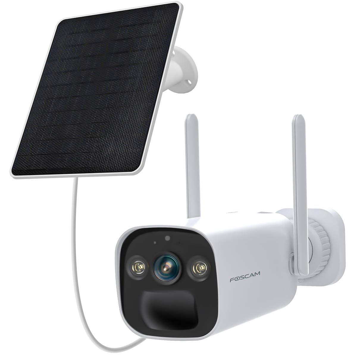 Foscam BP4 camera wit/zwart inclusief 5W zonnepaneel