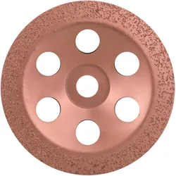 Bosch Professional Zubehör, Schleifmittel, Carbide-Schleifköpfe, 180 mm, Feinheitsgrad fein, Scheibenform flach