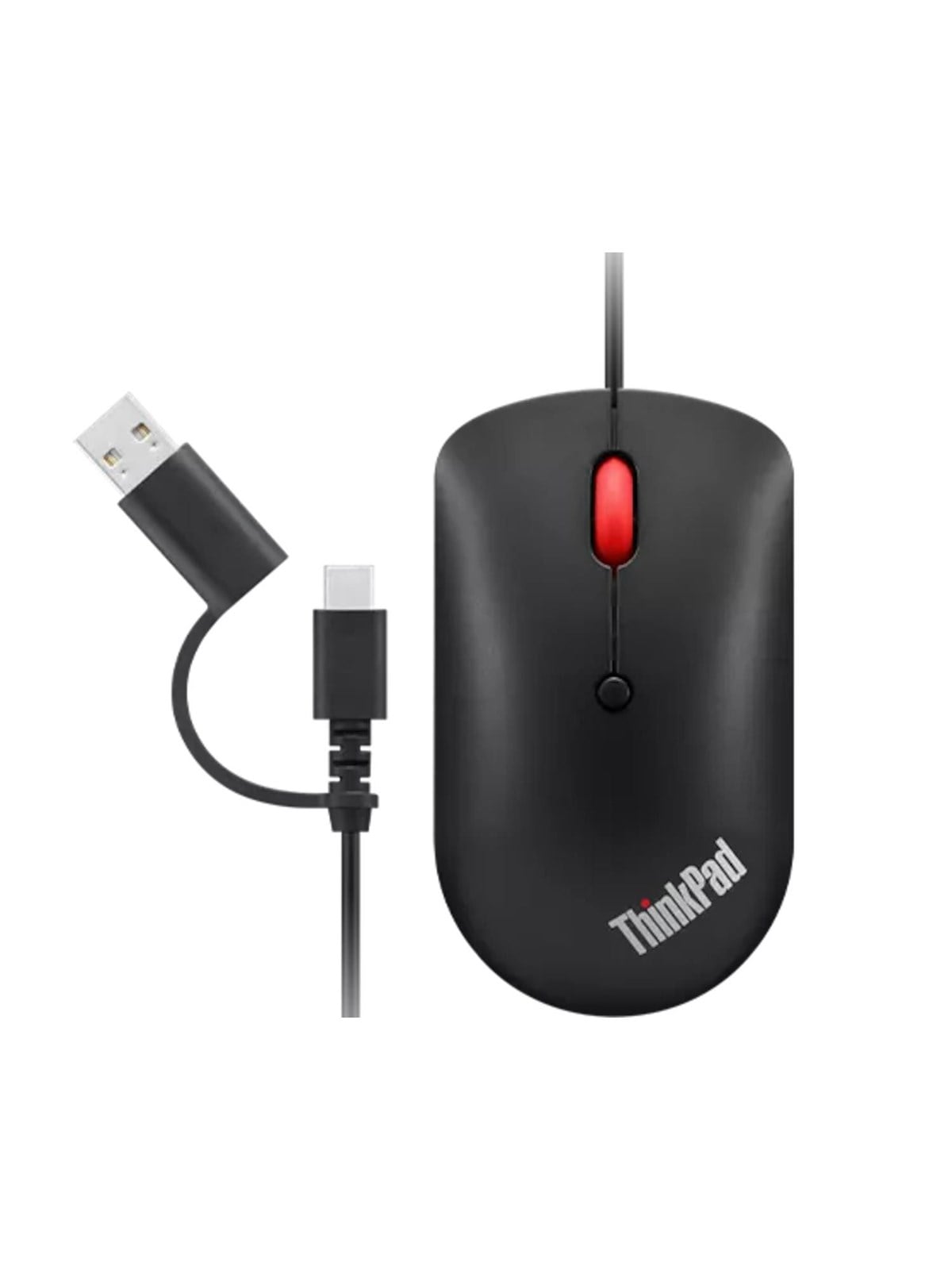 Lenovo ThinkPad USB-C Wired Compact Mouse - Maus (Schwarz)