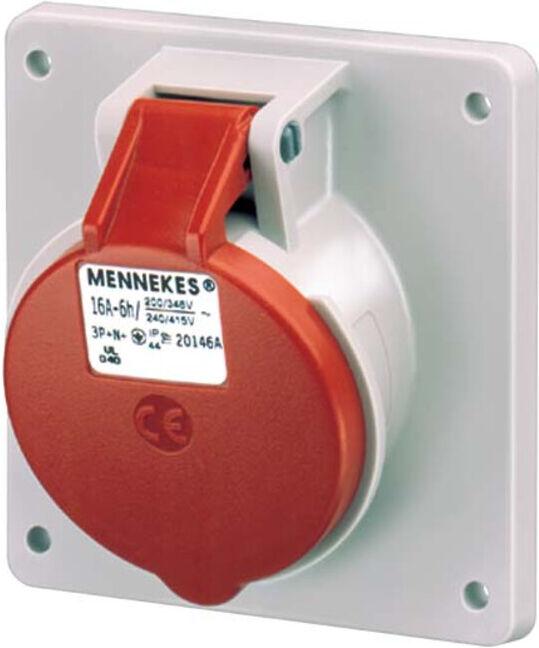 Mennekes Boîte de raccordement TA 16A, 5p, 6h, 400V, IP44 20146A (20146A)