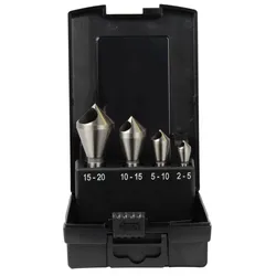 PROJAHN Kegelsenker mit Querloch HSS-G Set 4-tlg.
