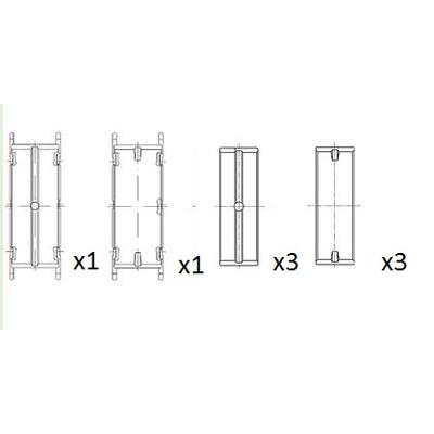 FAI AUTOPARTS Kurbelwellenlager BM1013-STD für LAND ROVER