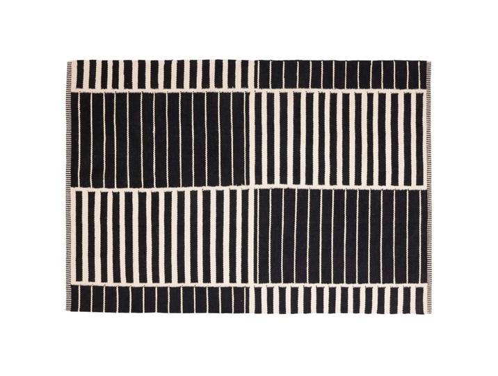 Tapis en coton noir 160x230cm