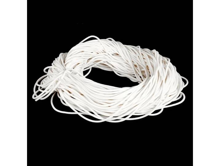Bande d'étanchéité en caoutchouc de silicone, 350/400 mètres, diamètre rond 1mm 1.5mm, ligne de rodage, mouCumbria, moulure, amortisseur rond, solide, blanc