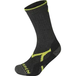 Lorpen, Herren, Sportsocken, T2 Midweight Hiker Eco (XL), Grün, Schwarz