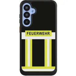 Nivocase Hülle für Samsung Galaxy A55 5G Handyhülle NIVOcore Case Schwarz Beruf Feuerwehr Feuerwehrmann (Samsung Galaxy A55), Smartphone Hülle, Schwarz