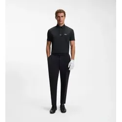 BOSS für Herren. 50570012 Marine Poloshirt Paddytech (XL), Lässig, Sportlich, Polyester, Kurzarm