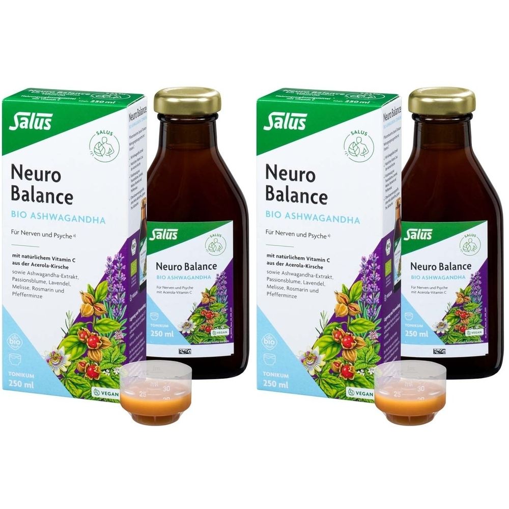 Salus Neuro Balance Ashwagandha Bio Tonikum x2 2x250 ml