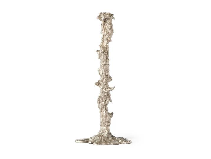 POLSPOTTEN Drip kandelaar XXL 50 cm Zilver