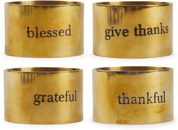 "DII Fun Decorative Party Napkin Rings, 1.5"" Diameter (inside)"