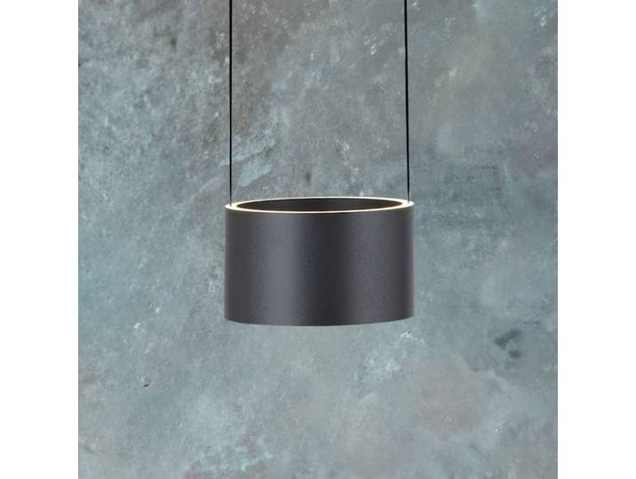 Suspension LED Clipse, grise, Ø 20 cm, variateur d'intensité CCT à 2 lampes - PURE - Salon / séjour - Moderne - Métal - Multi-ampoules