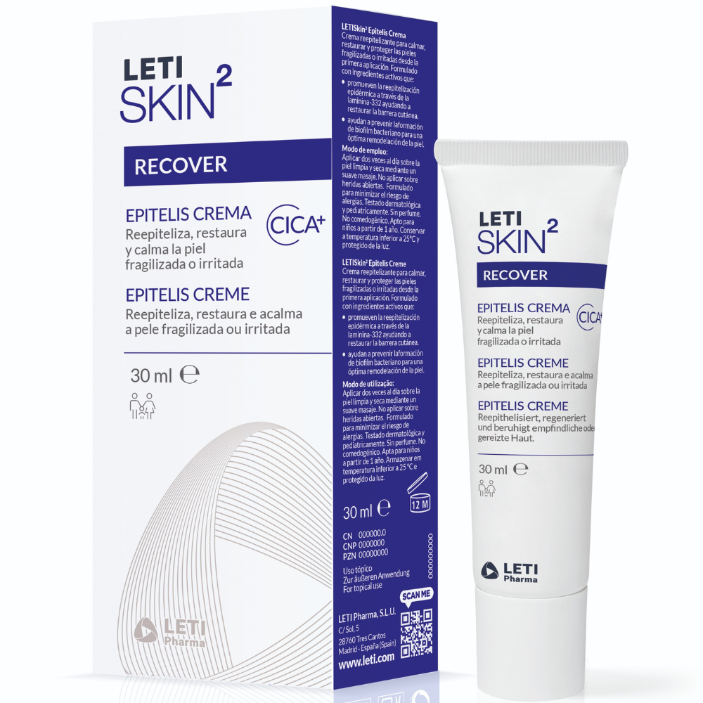 Leti Skin² Epitelis Recovery Cream for Fragile Skin 30mL