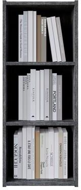 CraftPorch Simple Wooden 3-cube Shelves Bookcase