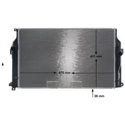 Kühler Motorkühlung MAHLE CR 2270 000S