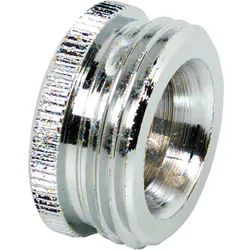 Reduzierstück ohne Strahlregler IG M22X1 auf 3/4'' AG Messing verchromt