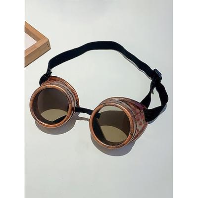 Männer Multi-Farben Kunststoff Steampunk Schutzbrillen - Vintage Cyberpunk Cosplay Karneval Masken-Kostüm Zubehör
